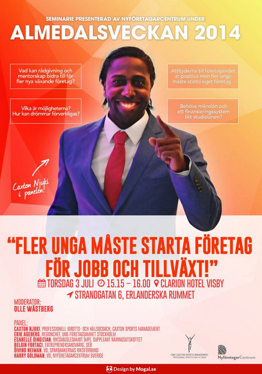 Almedalen: NyföretagarCentrums seminarier idag