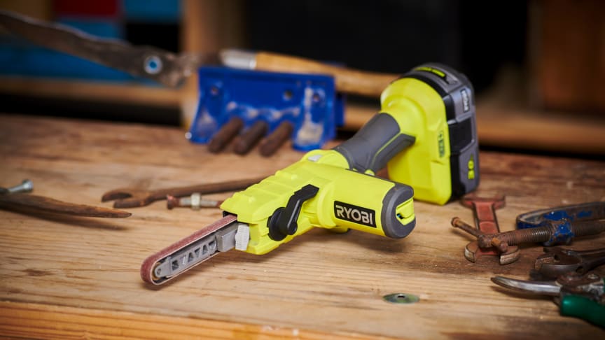 RYOBI® har endelig lansert sin ONE+ Fingersliper