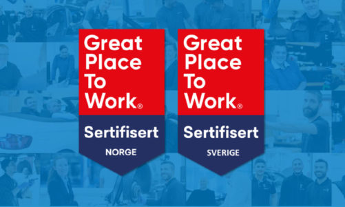 Hedin Automotive er igjen sertifisert som en Great Place to Work-bedrift